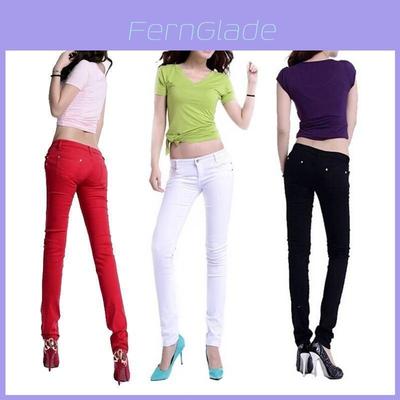 Premium Quality Spring Fashion Female Stretch Candy Colored Pencil Women's Pants