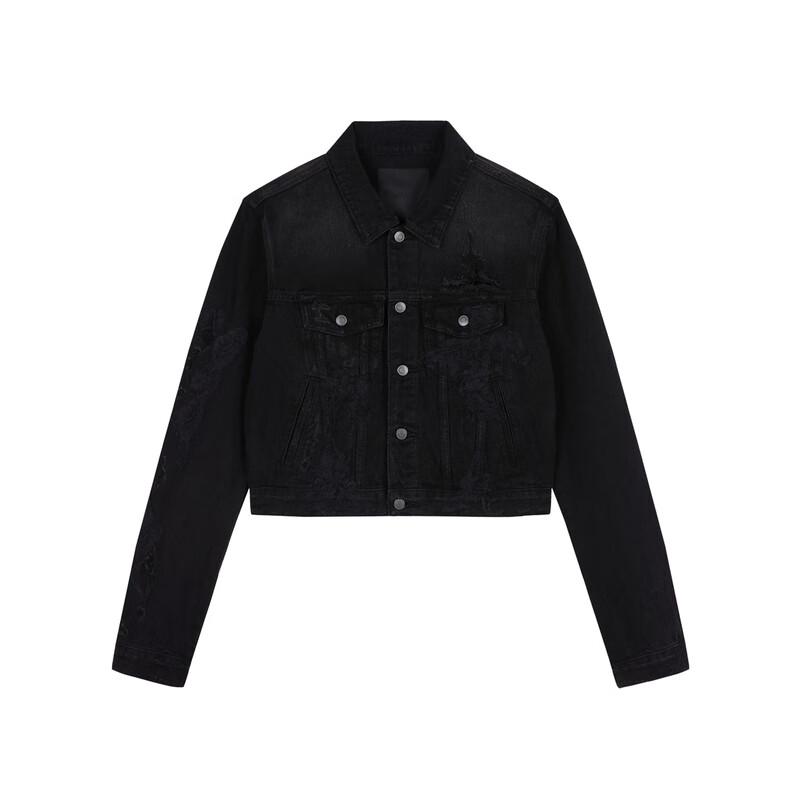 JNBY Women's Lapel Collar Denim Jacket