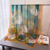 Encryption Yourou yarn printing spring and summer silk scarf large long scarf high-end travel shawl sun protection women's scarf headscarf