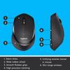 Logitech M330 Silent Mouse Wireless Mouse Office Mouse Right Hand Mouse with Wireless Micro Receiver - Random Shipment of New and Old Products