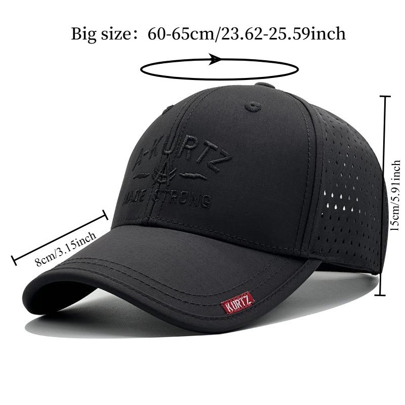 Large Size Men Summer Quick Drying Sport Baseball Cap Big Head 65cm Mesh Korea Snapback Hat Outdoor Protection Sun Hat
