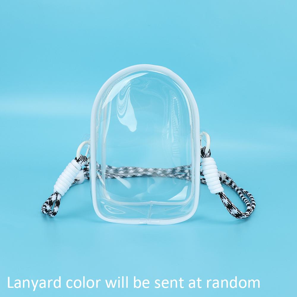 

10-15cm Transparent Display Bag Protector Case ideal for Playthings and Dolls PVC Transparent Doll Carrying bag Outdoor Use Backpack sling 10-15cm