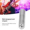 Stainless Steel Bass Slide, Guitar Slide, Tone Bar, Guitar Accessory with Thumb and Finger Picks and Paddles