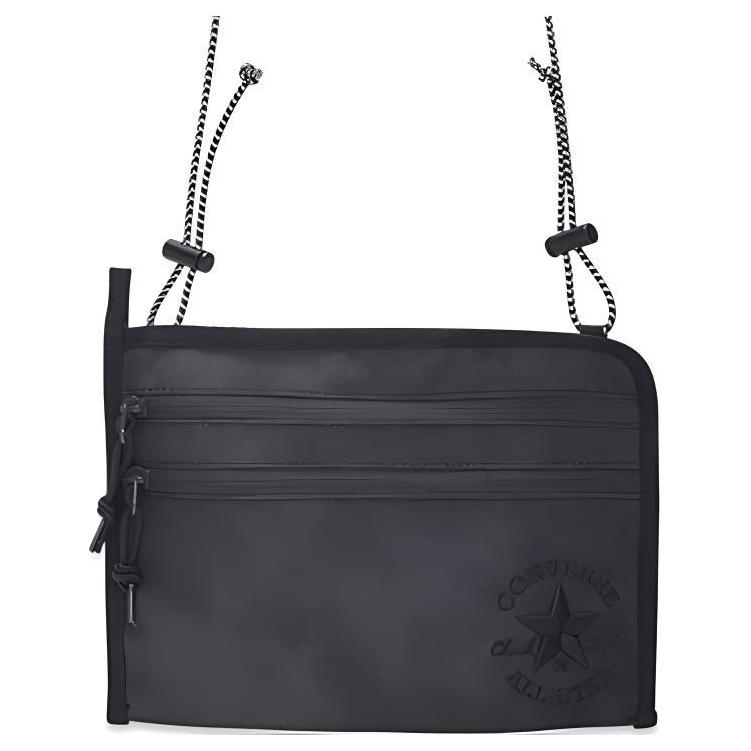 Converse Musette Polyester Shoulder Bag, Crossbody Bag Regular Unisex Black 10021426-A01
