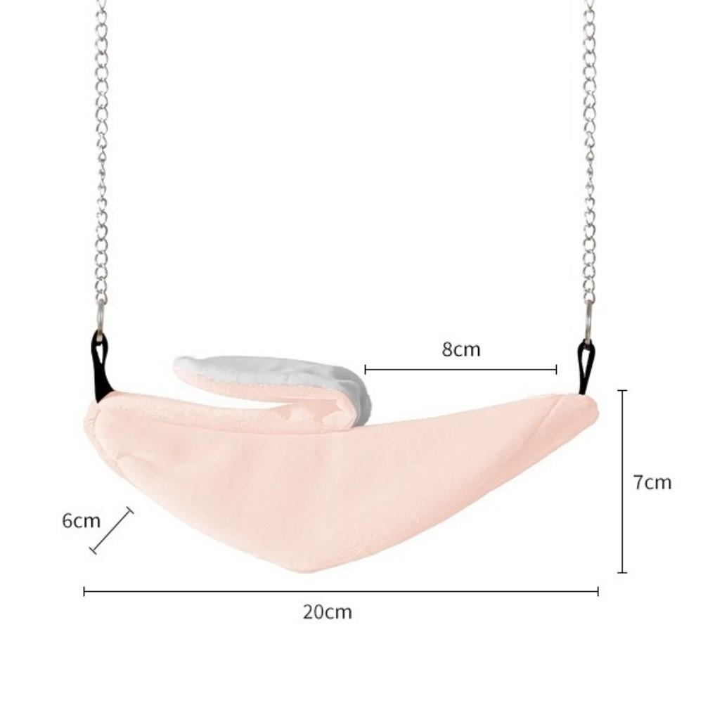 Hanging Pet Bird Hammock Banana Style Parrot Rest Nest New Guinea Pig House for Small Animals