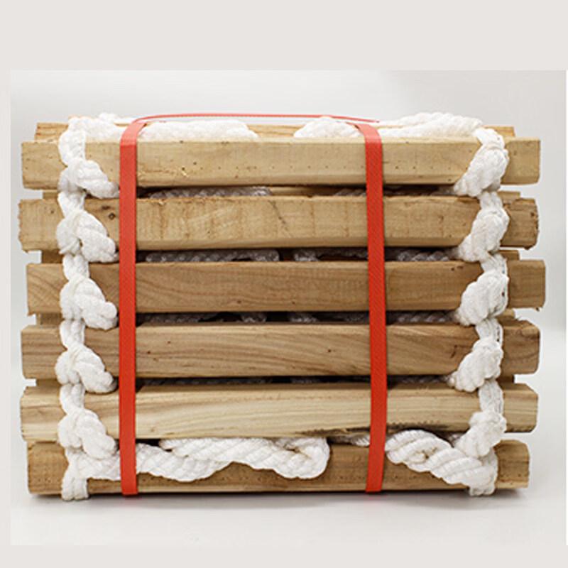 8-Meter Square Wood Rung Rope Ladder