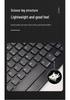 Ergonomic 10-inch 2024 Portable Bluetooth Keyboard & Mouse