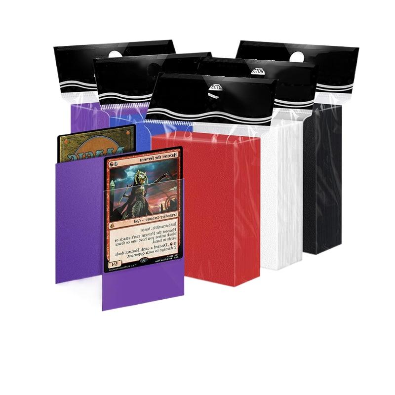 1000pcs Durable Matte PP Card Sleeves 66x91 Rough Textured Standard Premium Protective Covers for Trading Card Games