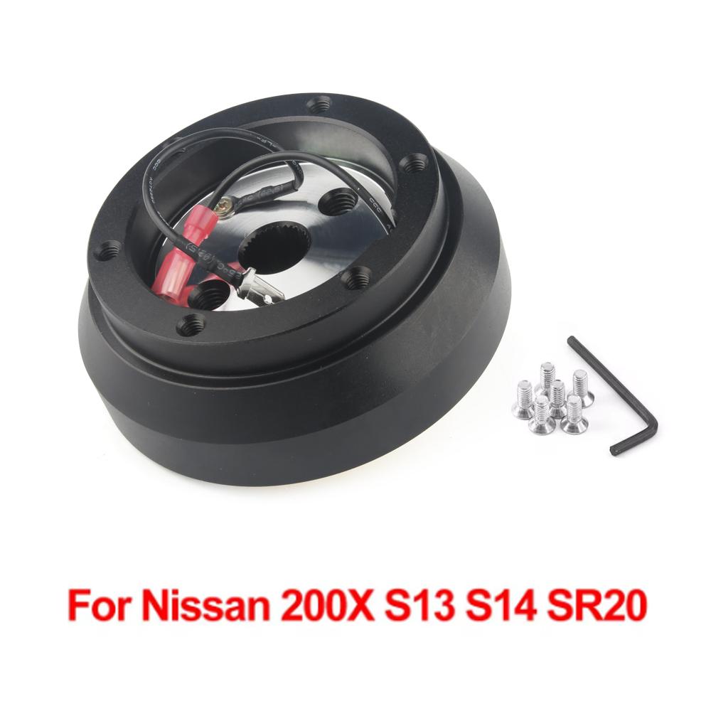 140H Aluminum Steering Wheel Short Hub Adapter Quick Release Boss Kit for Nissan 200SX S13 S14 Pickup For Nissan 200SX 240SX