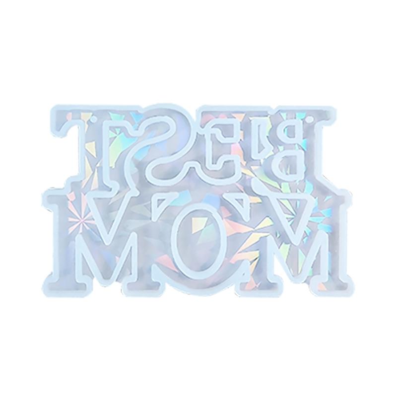 

Mothers Day Keychain Mold Handmade Keyring Charm Epoxy Resin Mold for Earring Pendant Bag Hangings Ornament Jewelry Tool чистый