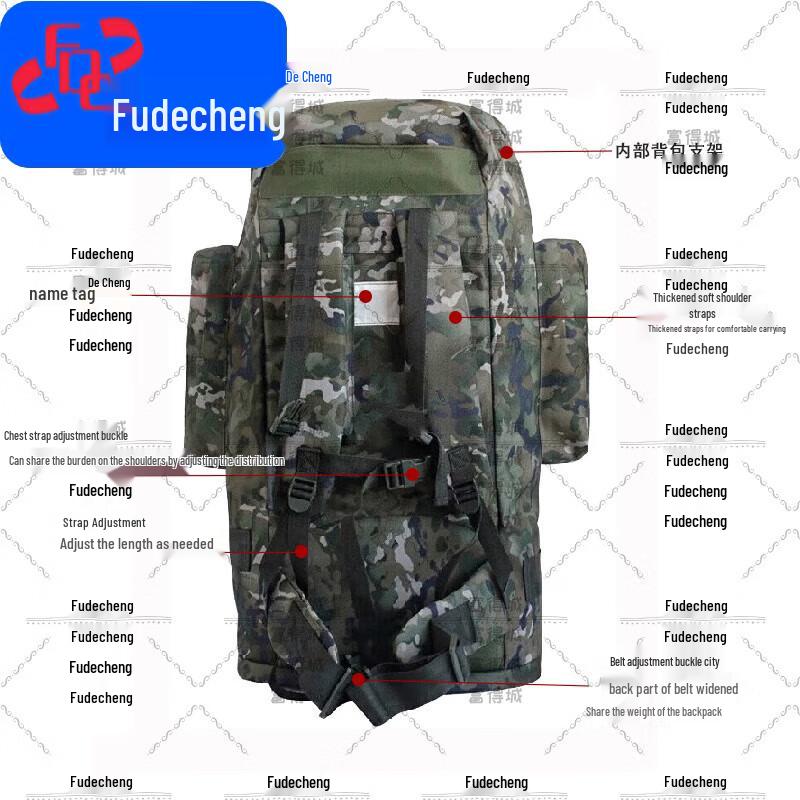 Fudecheng 01b Kälteregion Große Kapazität Tarnrucksack