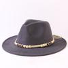 Popular European and American Classic Simple Flat-brimmed Top Hat Men's and Women's Fashionable and Elegant Versatile Jazz Hat Top Hat