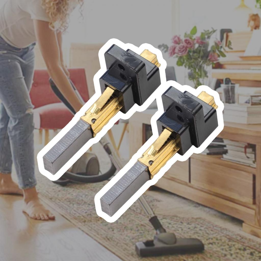 2pcs Set Carbon Brush Replacement Motor Carbon Brush Vacuum Cleaner Carbon Brush