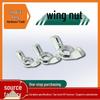 4.8 Grade Galvanized Wing Nut - Iron Carbon Steel, Zinc-Plated, Butterfly Shape, Hand-Tightening Nut