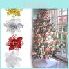 Exquisite Gold Glitter Christmas Artificial Flowers For Diy Wreaths And Home Decor