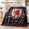 Coperta in Flanella con Testo Personalizzato Stampa Middlesbrough FC Coperta Calda e Accogliente Biancheria da Letto per Divano di Casa