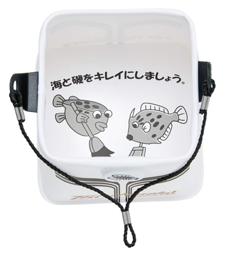 TEAM Tsurimusha Water Bucket M White