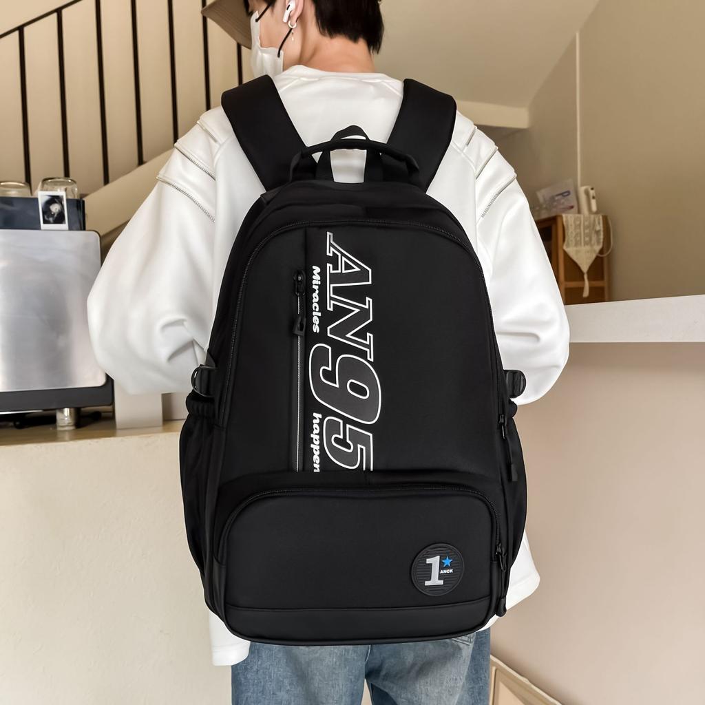 Backpacks for Men, Street Fashion Travel Bags for Women, Large-capacity Casual Sports School Bags for High School Students