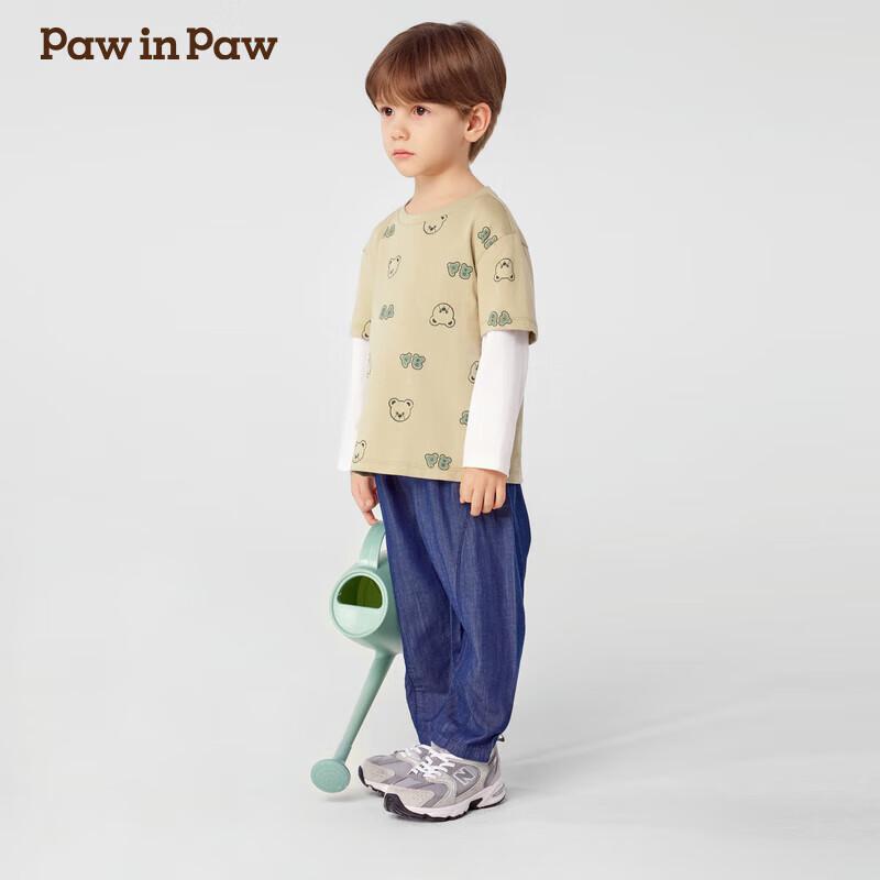 PawinPaw Baby Boy Cartoon Bear Denim Long Pants