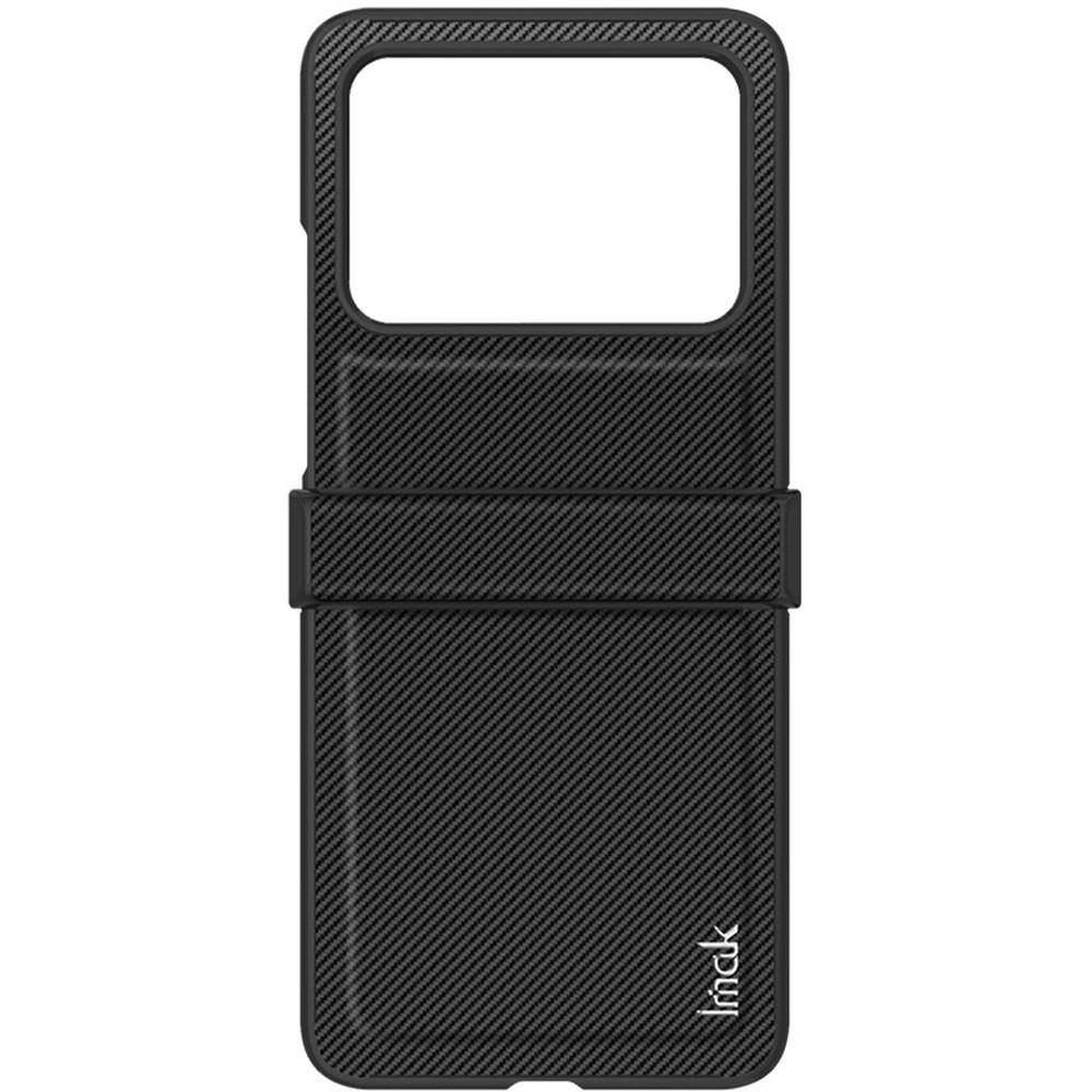 IMAK Ruiyi Series for Huawei nova Flip 5G Case Carbon Fiber Leather+PC Phone Cover