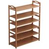 Bamboo 6-Tier Shoe Rack