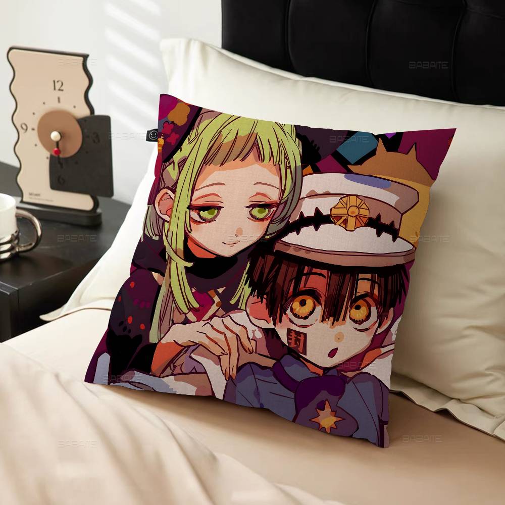 Anime Toilet B-Bound H-Hanako Kun Pillow Cushion Cover Pillowcase Living Room Sofa Home Decor