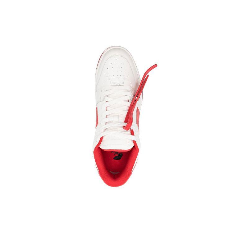 Off-White Out of Office Low White Red Men Sneakers OMIA189F22LEA0010125