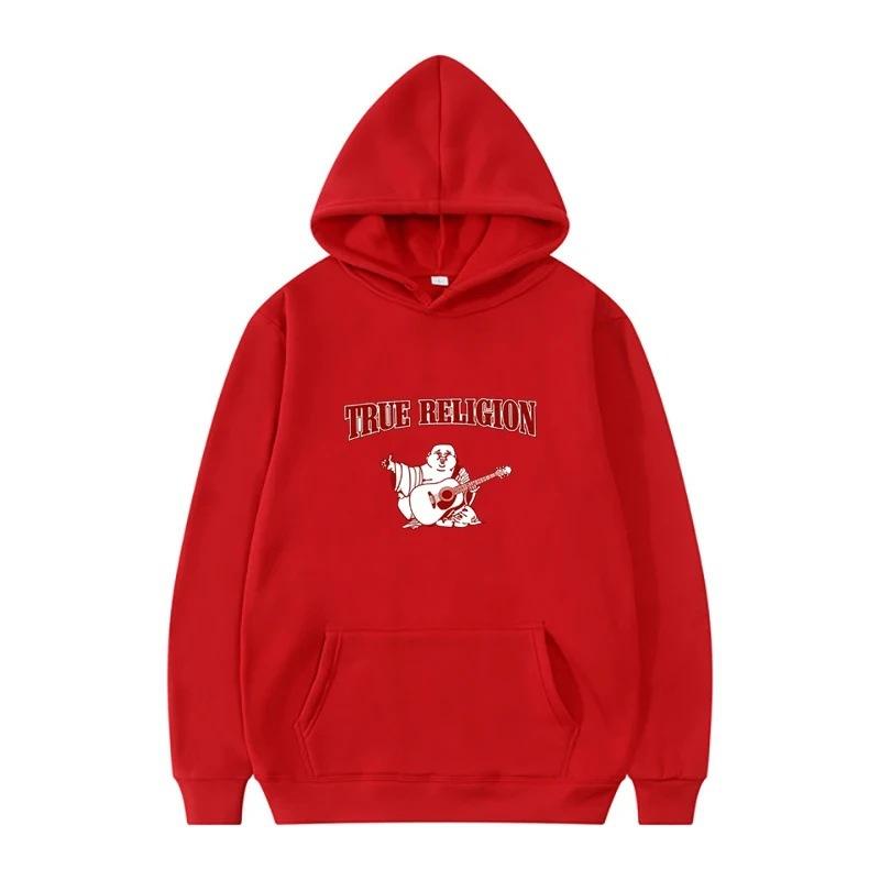 Men Women Hooded Fleece Long Sleeve Sweatshirt Polyester Comfortable Hoodies