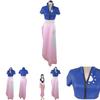 One Piece Nico Robin Skirt Anime Cosplay Costume Halloween Tops Decorated Perfect For Comic Exhibitions And Party Events.