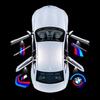 SQKR7 Car Sticker 2pcs Welcome Lamp LED Laser Projector Dynamic Door Courtesy Light Exterior Interior Decor For BMW E90 E60 F30 Series