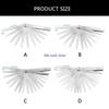 X37E Feelers Gauges 0.01-1mm/0.05-0.50mm/0.05-1.00mm/0.02-1.00mm Stainless Steel Feelers Gauges Set for Measuring Gaps Width