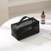 Large Capacity Transparent Mesh Makeup and Toiletry Bag for Travel