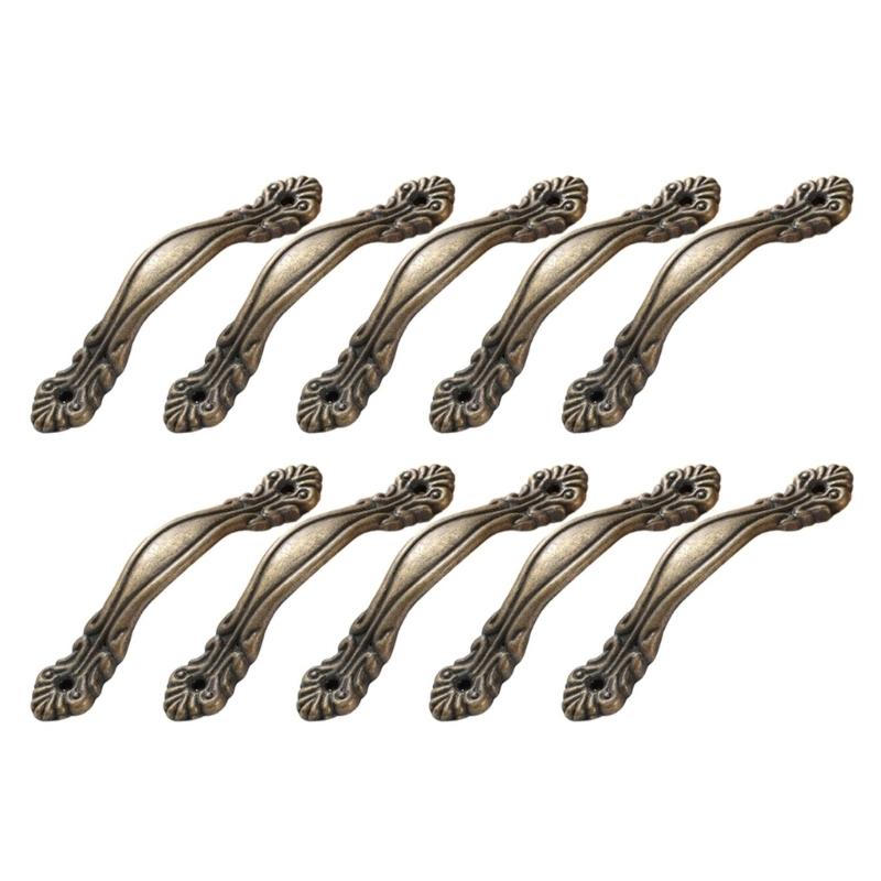 10pcs Unique Metal Handle Lightweight Pull Handle for Liquor Cabinet Wood Trunk