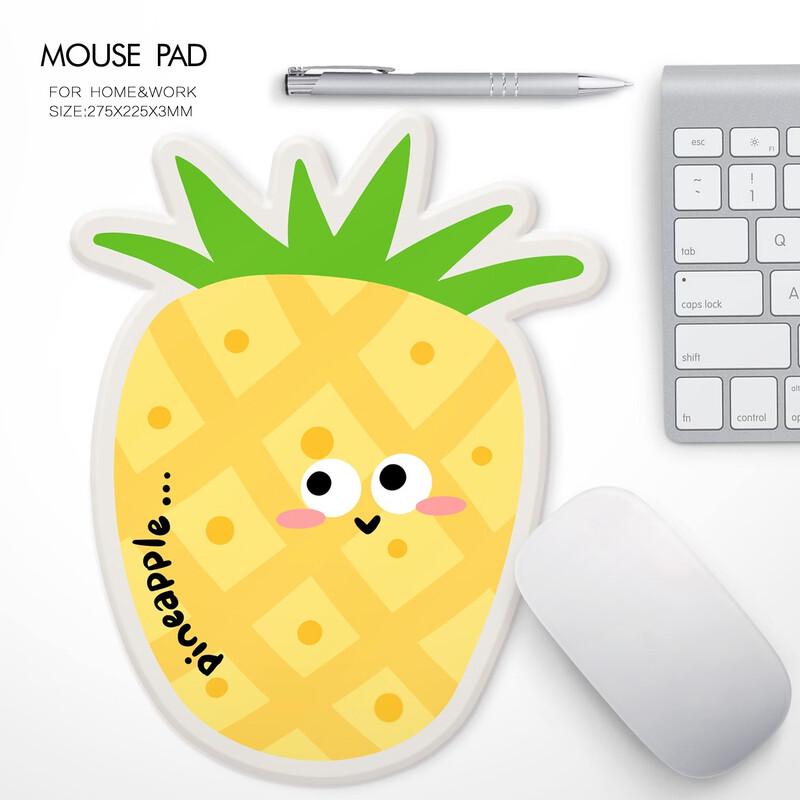Fumaide Cartoon Pineapple Mouse Pad 2-Pack