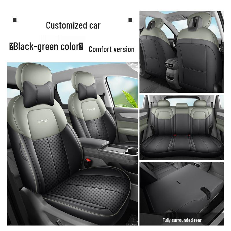 Bestune Yueyi 03 Full Leather Car Seat Cushion, All-Season, Universal Fit with Breathable Design
