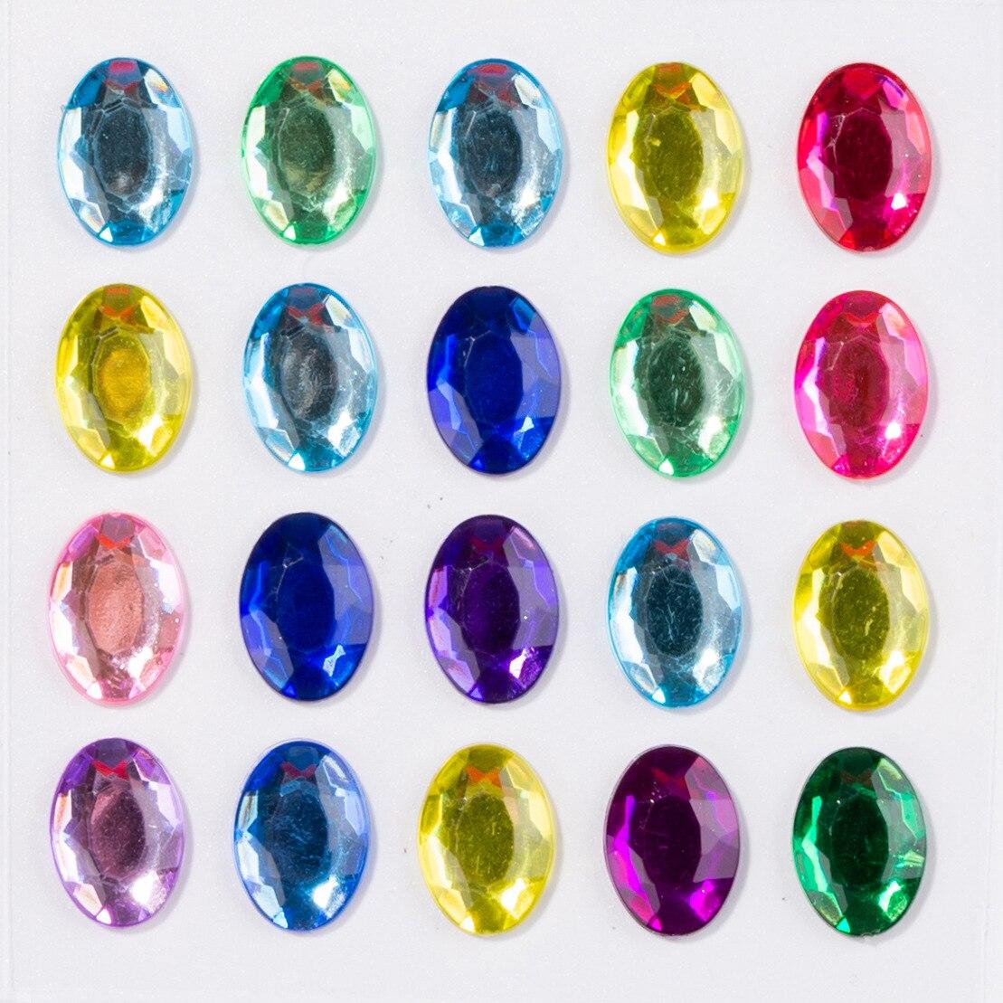 

Цветные самоклеящиеся наклейки со стразами, детское сценическое шоу, сделай сам, украшение для лица и глаз, акриловая наклейка с татуировкой с кристаллами и бриллиантами