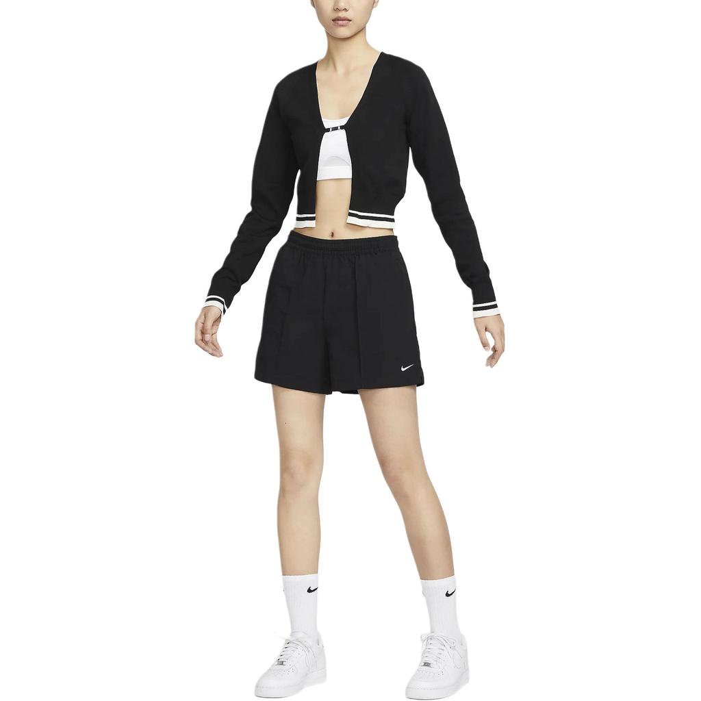 Nike Sportswear Woven Mid-Rise Shorts Damen Unterteile Schwarz FV6623-010