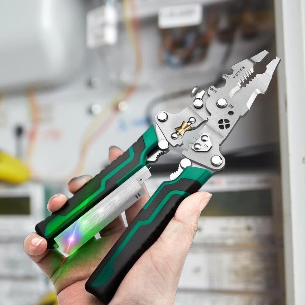 Wire Stripping Pliers Multifunction Electrician Cable Stripper Cutting Splitting Repair Hand Tools Pliers