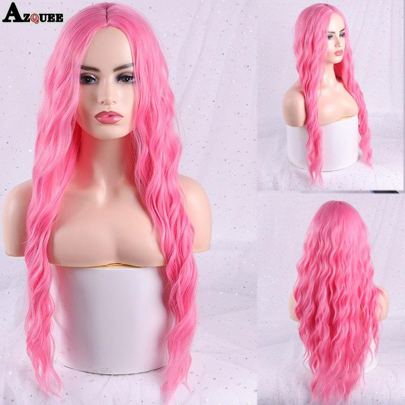 

MISS WIG Синтетический черный парик Длинный волнистый парик для косплея для женщин 26 дюймов Парик для костюмированной вечеринки Не кружевной термостойкий