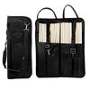 Padded Drumstick Case with Shoulder and Handheld Straps for Storage and Protection