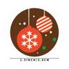 25Mm Merry Christmas Diy Handmade Sticker Package Thank You Label Sealing Stickers Party Festive Decor Supplilies Children Adult