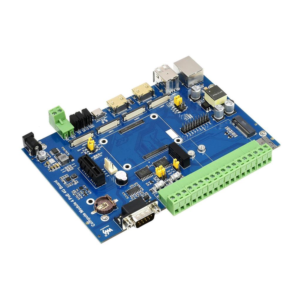 Raspberry Pi CM4 5G/4G IoT Industrial Control Motherboard.