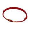 Zodiac Red String Bracelet: Handwoven Luck-Charm, Safety Buckle Anklet for Men & Women