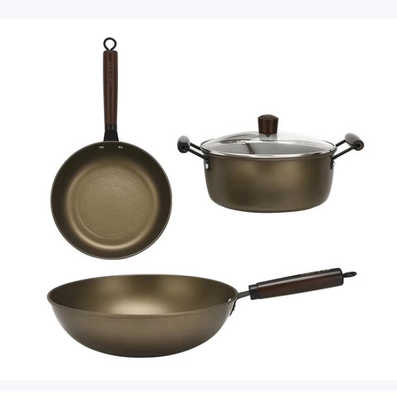 Royalstar Star Titanium 3-Piece Non-stick Cookware Set