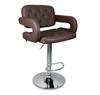 JUST SIT VINCI Braun - Barhocker mit Rückenlehne und Armlehnen