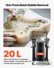 Pressure Pot Paint Tank, 20 L Heavy Duty Steel Pressure Pot Tank, Spray Paint Pressures Pots with Three Quick-Connect Couplers for Home Use, DIY, Art