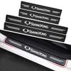Car Door Sill Stickers Accessories for Ssangyong Actyon Rexton Korando Rodius Kyron Tivoli Musso XLV Stavic Turismo Accessories
