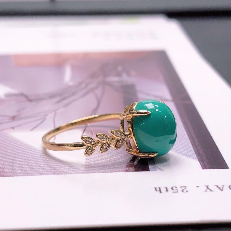 Retro Ovales Blattkanten Feine Türkisringe für Damen Mode Diamant-Inlay Ovaler Blauer Ring Partner-Stil Bankett Schmuck Geschenk