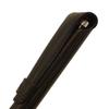 Romeo Smooth Leather Pen Case for One Pen Genuine Leather 3 Ballpoint Pen RLS01BK [Black] No.