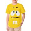 Summer Crewneck M&M Chocolate Bean Innovative Children T Shirts Fashion Boys Childrens Clothing Fun 3D Cartoon Print Soft Tees 3D Printed Anime Tops